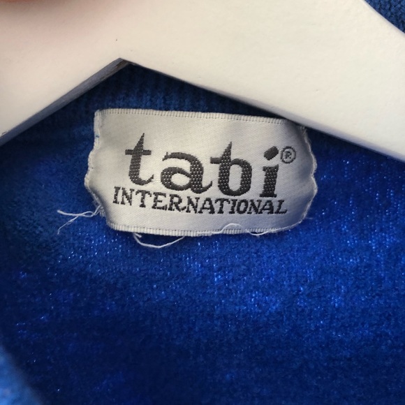 Cute Vintage ‘Après-Ski’ Electric Blue Knit - Picture 3 of 3